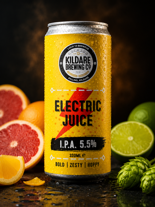 Electric Juice IPA 5.5% — 330ml can by Kildare Brewing Co.