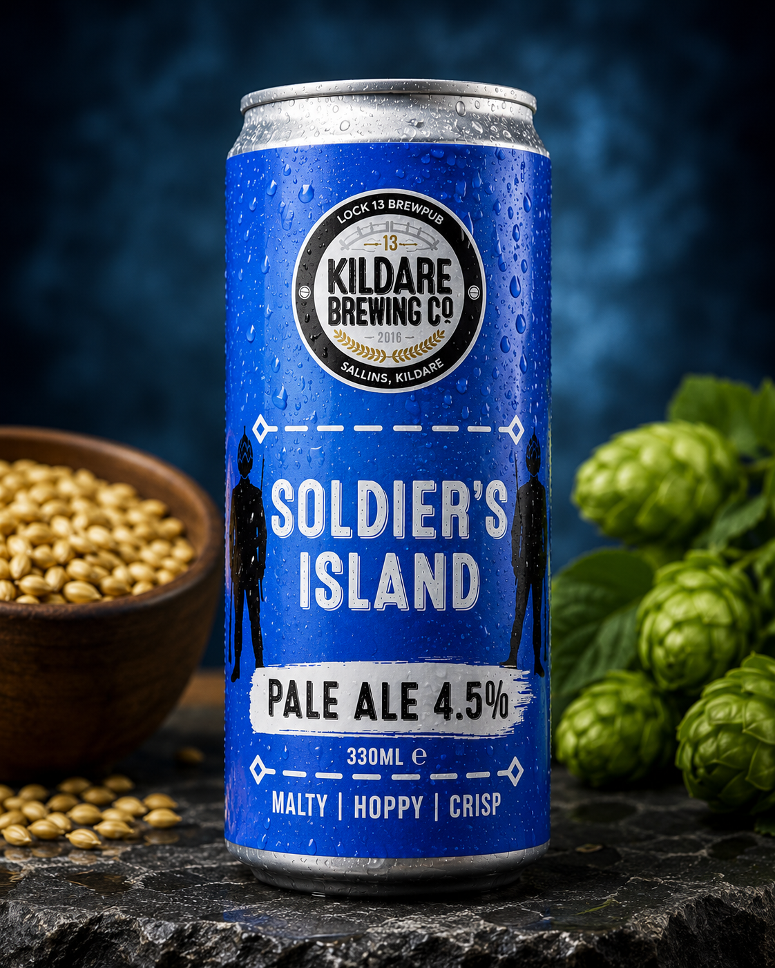 Soldier’s Island Pale Ale 4.5% — 330ml craft beer can by Kildare Brewing Co.