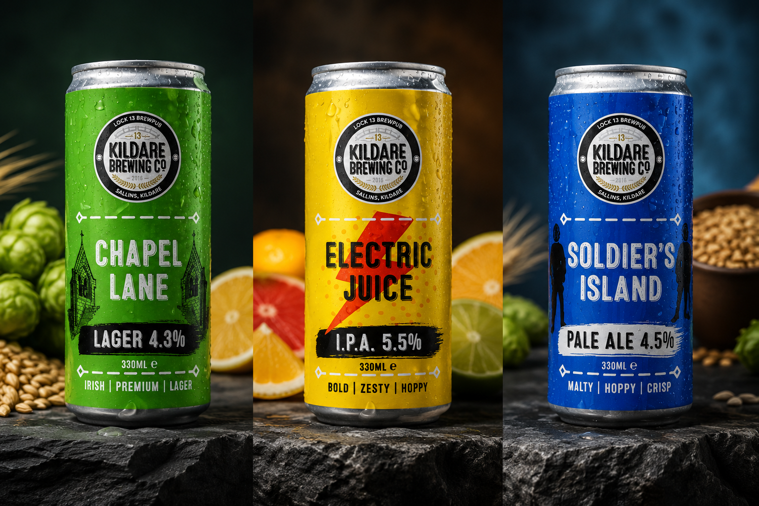 Kildare Brewing Co. Variety Pack — 24 x 330ml craft beer cans