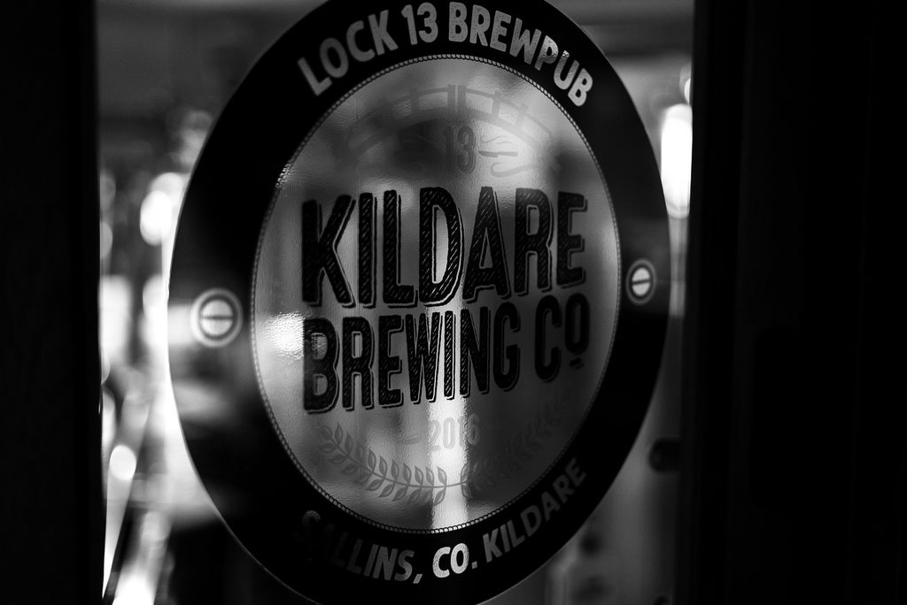 Craft beer tasting flight at Kildare Brewing Co. brewery tour