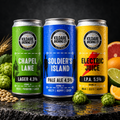 Chapel Lane Lager, Soldier's Island Pale Ale and Electric Juice IPA — four cans of each in the Kildare Discovery Box